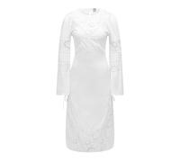 Boss - Midikleid für Damen, Baumwolle (Weiß) EU 34 / UK 6