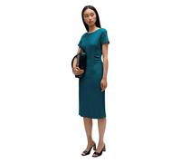 Boss - Midikleid für Damen, Rundhalsausschnitt, kurzärmlig (Grün) EU 32 / UK 4