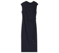 BOSS Midikleid mit gerafftem Schulterdetail - Style Dannea, 50563778 Dunkelblau 36