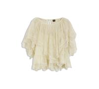 BOSS Mini-Cape-Bluse mit Spitzenbesätzen - Style C_Bennedy, 50564694 Hellgelb 34