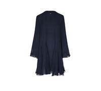 BOSS Kurzes Kleid mit Plissee-Einsätzen - Style Donottati, 50571457 Dunkelblau 40