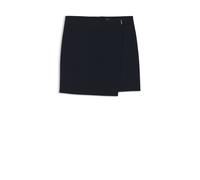 BOSS Minirock aus Krepp mit Wickelfront - Style Vandera, 50541978 Dunkelblau 42