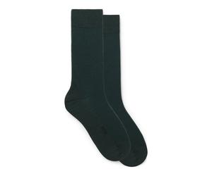 BOSS Mittelhohe gerippte Socken im Zweierpack - Style 2P RS RIB Uni WO, 50568190 Hellgrün 39-42