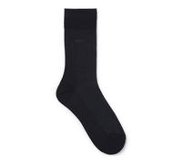 BOSS Mittelhohe Logo-Socken aus ägyptischer Baumwolle mit merzerisiertem Finish - Style George RS Uni MC, 50469837 Dunkelblau 41-42