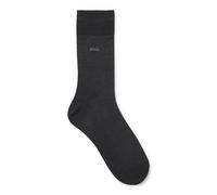 BOSS Mittelhohe Logo-Socken aus ägyptischer Baumwolle mit merzerisiertem Finish - Style George RS Uni MC, 50469837 Dunkelgrau 47-48