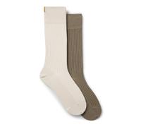 BOSS Mittelhohe Socken mit Rippstruktur im Zweierpack - Style 2P RS Light rib CC, 50554509 Beige 43-46
