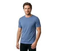 Hugo Boss T-Shirt Mix&Match R 10259900 Kurzarm Stretch-Baumwolle mit Logo Blau L