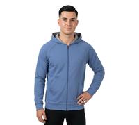 BOSS Hoodie aus Stretch-Baumwolle mit Reißverschluss - Style Mix&Match Jacket H, 50515313 Blau L