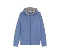 BOSS Hoodie aus Stretch-Baumwolle mit Reißverschluss - Style Mix&Match Jacket H, 50515313 Blau XL