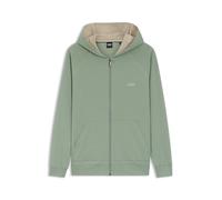 BOSS Hoodie aus Stretch-Baumwolle mit Reißverschluss - Style Mix&Match Jacket H, 50515313 Hellgrün L