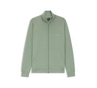 BOSS Jacke aus Stretch-Baumwolle mit Paspeln und Logo - Style Mix&Match Jacket Z, 50515307 Hellgrün XXL