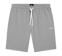 BOSS Regular Fit Sweatshorts aus Baumwoll-Elasthan-Mix in Hellgrau, Größe L