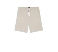 BOSS Shorts aus Stretch-Baumwolle mit aufgesticktem Logo - Style Mix&Match Short CW, 50515314 Hellgrau S