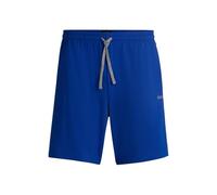 BOSS Shorts aus elastischem Baumwoll-Jersey mit Logo-Stickerei - Style Mix&Match Short CW, 50515314 Blau M