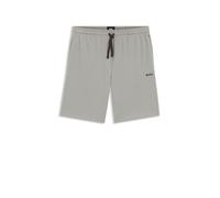 BOSS Shorts aus Stretch-Baumwolle mit Logo-Stickerei - Style Mix&Match Short CW, 50515314 Hellgrau XL