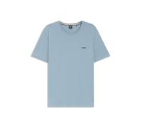 BOSS Regular-Fit T-Shirt aus Stretch-Baumwolle mit Logo-Stickerei - Style Mix&Match T-Shirt R, 50515312 Hellblau L