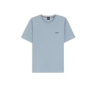 BOSS Regular-Fit T-Shirt aus Stretch-Baumwolle mit Logo-Stickerei - Style Mix&Match T-Shirt R, 50515312 Hellblau M