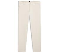 BOSS Modern-Fit Hose aus bügelleichtem Baumwoll-Mix mit Twill-Struktur - Style C-Kane1-BL-FTU, 50553829 Weiß 40/32