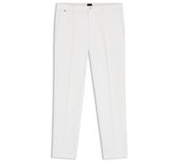 BOSS Modern-Fit Hose aus elastischer Baumwoll-Gabardine - Style H-Kane1, 50543304 Weiß 38/34