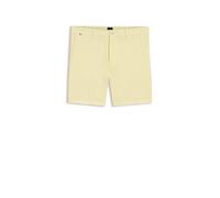 BOSS Modern-Fit Shorts aus Stretch-Baumwolle - Style H-Kane1-Shorts, 50555235 Hellgelb 36