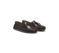 BOSS Mokassins aus Leder mit Profil-Laufsohle - Style Roxanne_Driver_NA, 50548639 Dunkelbraun 41