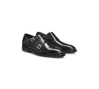 BOSS Monkstraps aus Leder mit Doppelriemchen - Style P-Winslow_Mk_ltet, 50555322 Schwarz 40