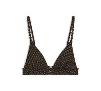 BOSS Monogramm-gemustertes Bikini-Top mit herausnehmbarer Wattierung - Style TRIANGLE_BOSS PEARL, 50561303 Gemustert M