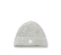BOSS Mütze aus Woll-Mix mit Kaschmir und Double-B-Monogramm - Style Leah-B-Icon_hat, 50557673 Hellgrau ONESI