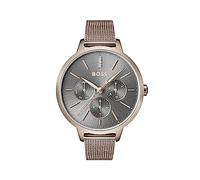 BOSS Multi Zifferblatt Quarz Uhr für Damen Kollektion Symphony mit Edelstahl- oder Lederarmband