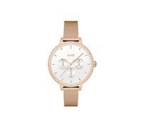 BOSS Multi Zifferblatt Quarz Uhr für Damen mit Rotgoldfarbenes Edelstahl-Mesh-Gliederarmband - 1502663
