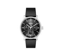 BOSS Multi Zifferblatt Quarz Uhr für Herren Kollektion Contender mit Schwarzem oder Braunem Lederarmband