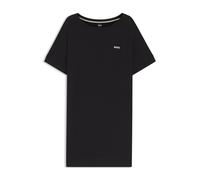 BOSS Nachthemd aus Stretch-Jersey mit Logo-Print - Style Element_Nightie, 50561000 Schwarz S