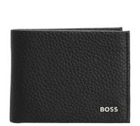 Boss New Crosstown Geldbörse RFID Schutz Leder 10 cm schwarz