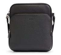 Boss New Crosstown Envelope Reporter Bag, Umhängetasche, Leder, Schwarz