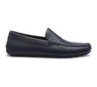 BOSS Loafer aus gewalktem Leder mit Profilsohle - Style Noel_Mocc_grpe, 50568700 Dunkelblau 40