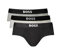 Hugo Boss Slip HipBr 3P Icon – 3er-Pack Baumwolle Weiß/Grau/Schwarz Größe S