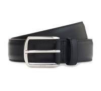 BOSS Ledergürtel mit Metalldetails in Silber-Optik und Double-B-Monogramm - Style Onnie-BB-Tip_Sz35, 50568638 Schwarz 105