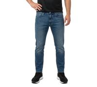 Tapered-fit-Jeans BOSS ORANGE "Onyx Comfor Fit Denim", Herren, Gr. 36, Länge 34, blau (medium blau427), Denim/Jeans, Obermaterial: 98% Baumwolle, 2% Elasthan, unifarben, gerade, unten schmal lang, Jea