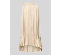 BOSS Orange A-Linie Maxi-Rock aus reiner Viskose Modell 'VESTA' in Sand, Größe 34