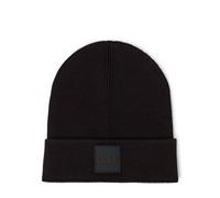 BOSS Orange Beanie aus Schurwolle Herren schwarz, ONE SIZE