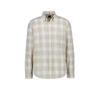 BOSS Rickert Hemd Karos Beige - Größe M Beige M
