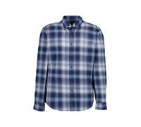 BOSS Orange Hemd Herren Regular Fit Langarm Baumwolle blau, S