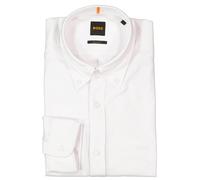 BOSS Herren Rickert M Regular-Fit Hemd aus Oxford-Baumwolle Weiß XL