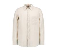 BOSS Orange Hemd Herren Regular Fit Langarm Leinen beige, XL