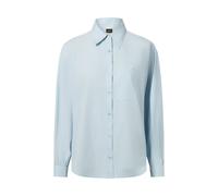 BOSS Orange Hemdbluse Damen Baumwolle blau, 34