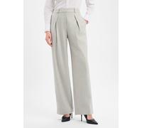 BOSS Orange Hose mit Woll-Anteil Damen hellgrau, 38