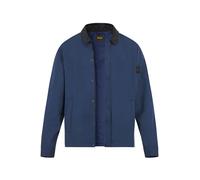 BOSS Orange Jacke Herren Umlegekragen Mikrofaser blau, XL