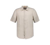 BOSS Orange Kurzarmhemd Herren Regular Fit Kurzarm Leinen beige, L