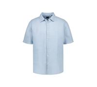 BOSS Orange Kurzarmhemd Herren Regular Fit Kurzarm Leinen blau, XXL