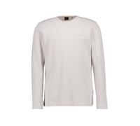 BOSS Orange Longsleeve Herren Slim Fit Langarm Baumwolle grau, XL